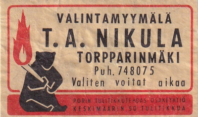Torpparinmäki, T. A. Nikula    s16