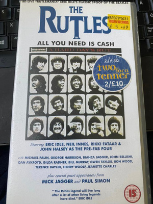The Rutles - All You Need Is Cash VHS - Beatles-parodia