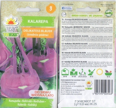 Kyssäkaali 'Delikatess Blauer' HUOM PÄiVÄYS! Ale -50% #