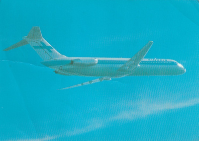 LENTOKONEKORTTI - DC-9-50