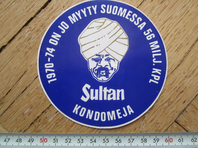 SULTAN KONDOMI TARRA 70-LUVULTA
