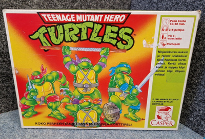 Turtles lautapeli .Casper peli.