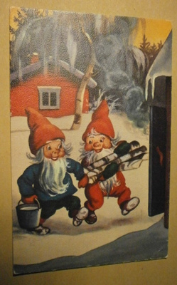 Pirteät tontut lämmittävät saunaa, p. 1970 + Tubi-joulum.