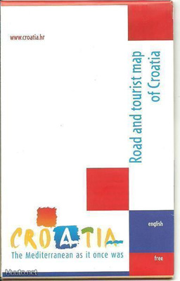 KROATIA KARTTA 1:1000000