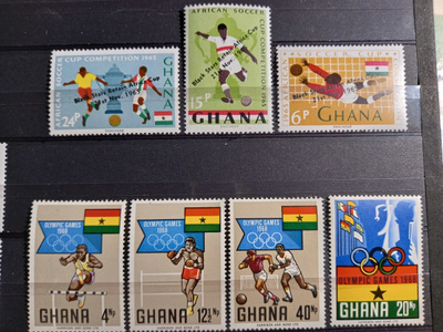 JALKAPALLO & OLYMPIALAISET urheiluaihetta GHANA **