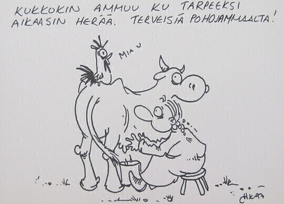 Terveisiä Pohojanmaalta