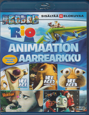 Lasten elokuvia 6 kpl Blu-ray