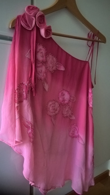 Chic Femme Silkkitoppi / Juhlatoppi / Toppi silkki - koko 42