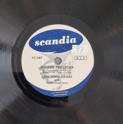 Savikiekko 1957 - Sing Song Sisters - Scandia KS-267