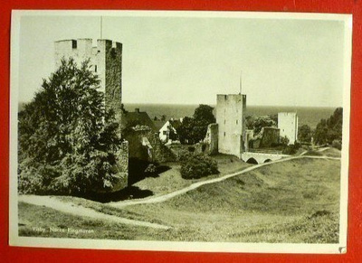 Visby - Norra Ringmuren - Ruotsi 1958 (K8)