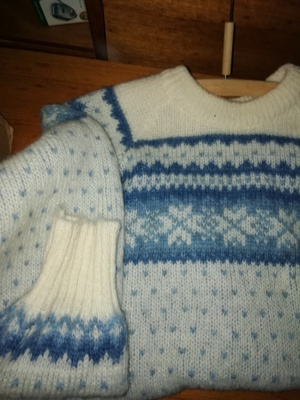 Norjalainen villapusero Norway wool koko M 100% villaa va si