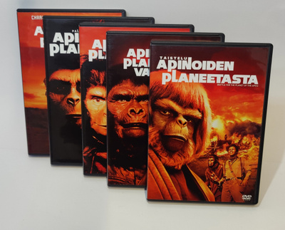 Apinoiden planeetta - 5 alkuperäistä elokuvaa ( dvd )