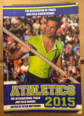 ATHLETICS 2015 TILASTO- JA FAKTAKIRJA / 608s