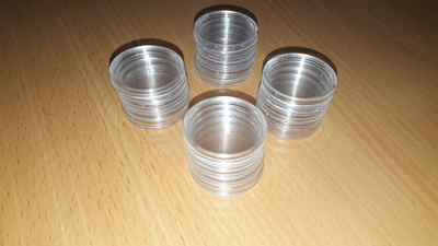 Kolikkokapselit 20kpl 27mm 2€ Euro