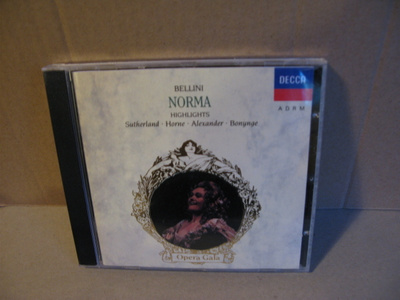 Bellini:Norma-Highlights-Sutherland,Horne,Bonynge cd
