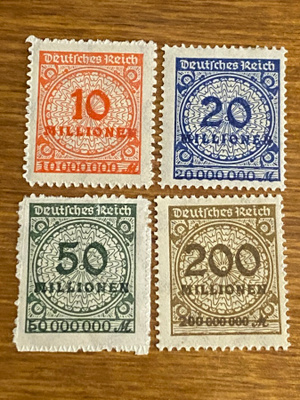 SAKSA REICH 1923 YLEISMERKIT**
