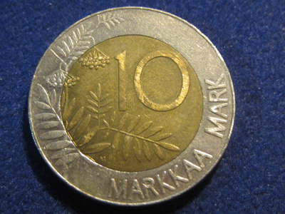 10 markkaa 1995