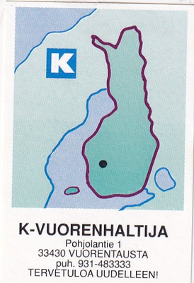 Ylöjärvi, Vuorentausta, K - Vuorenhaltija     8/14