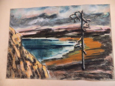 VANHA PastelliMaalaus Jorma Hietala 1964 KOMEA