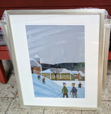 Pentti Koivikko "Laskettelemassa"