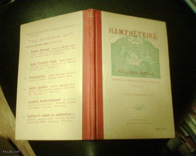 HÄMYHETKINÄ - Joulukirja lapsille ( 1 p.1898 ) Sis.postikulu