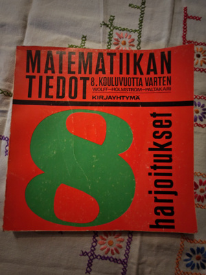 Matematiikan kirja v. 70