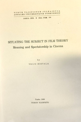 Veijo Hietala: Situating the Subjecti in Film Theory