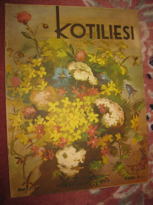 Kotiliesi  helmikuu I - II / 1938 : kansi Martta Wendelin