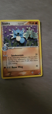 Seadra #22 Pokemon Dragon Frontiers RARE card