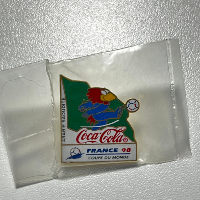 Coca-Cola Jalkapallo MM-98 maapinssi - Saudi-Arabia