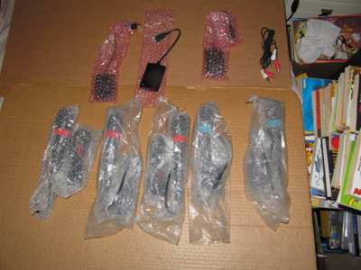 Ps 2 konsoliin Alkuperäinen K-Säädn+5kpl Mikrofonit UUSIA