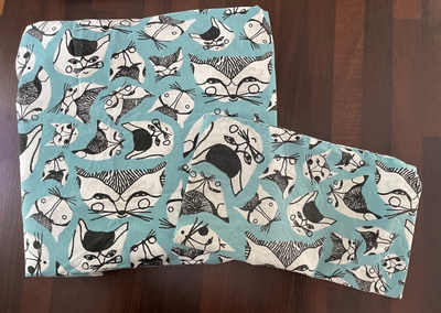 Finlayson lasten pussilakana 125 x155cm ja kaksi tyynyliinaa