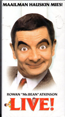 VHS: ROWAN "MR. BEAN" ATKINSON LIVE!  (AVAAMATON MUOVEISSA!)