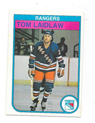 1982-83 OPC #227 Tom Laidlaw New York Rangers