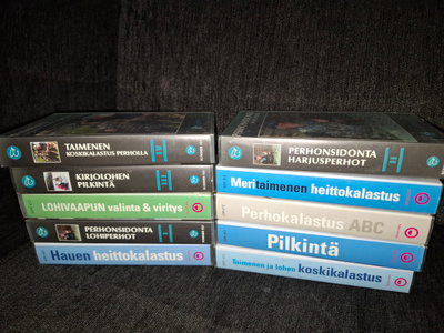 Kalastus aiheiset 10×vhs