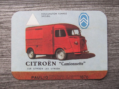 CITROEN.....Camionnette. Piirroskortti.