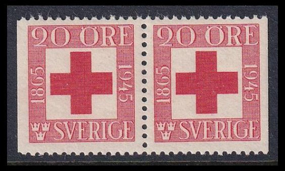 Ruotsi 311DD ** Punainen risti (1945)