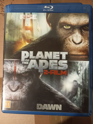 Rise/Dawn of the planet of the apes Nordic Blu-ray