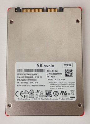 2,5" SSD KOVALEVY SK HYNIX 128 GB