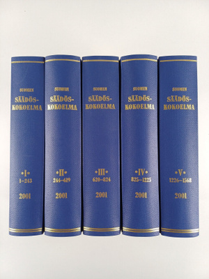 Suomen säädöskokoelma vuodelta 2001, 1-5