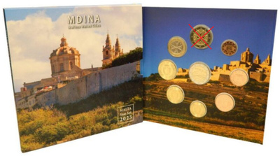 ** MALTA vajaa 2025 Mdina vuosisarja **
