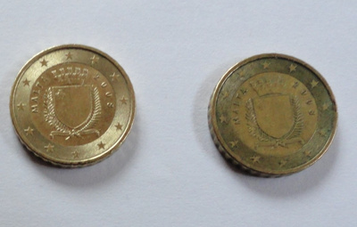 Malta, Slovakia, -rahat, -eurot - sentit