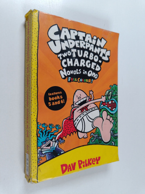 Dav Pilkey : Captain Underpants two turbo-charged novels ...