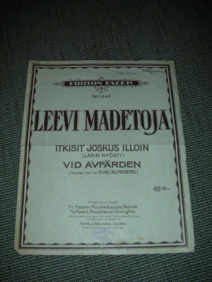 Nuotti Madetoja: Itksit joskus illoin