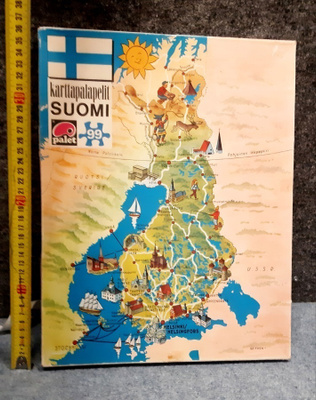 Suomi vintage palapeli hieno