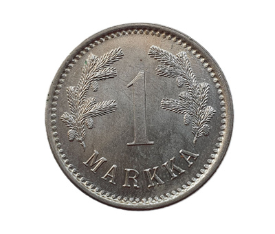 1 Markka 1922 - Hyväkuntoinen "hevosmarkka"!