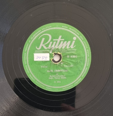Savikiekko 1953 - Matti Louhivuori - Rytmi R 6201
