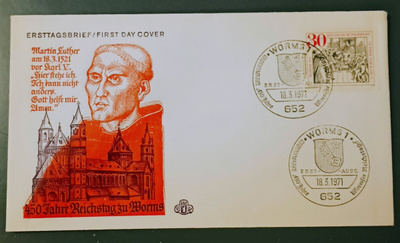 1971 FDC Martin Luther