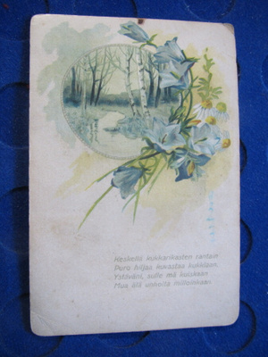 Kukkakortti 1910-luvulta