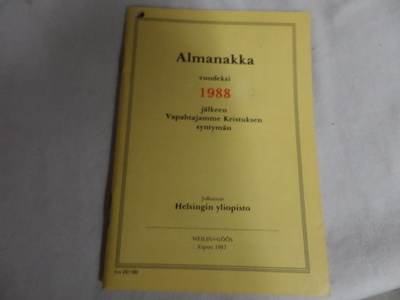 huuda syntymavuotesi almanakka 1988